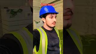 Smart worker team 👷‍♀️ and speed first 😱 #constraction #adamrose #smartworker #shorts