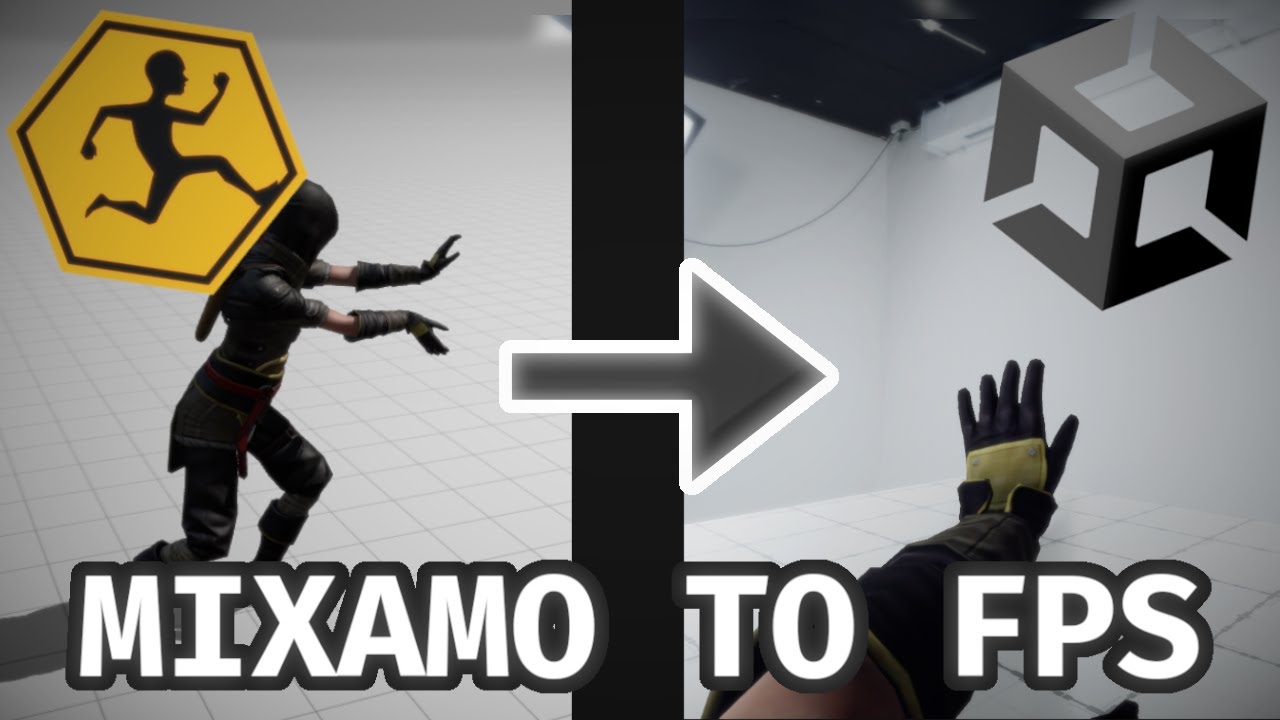 Free FPS Animations For Unity3D | Mixamo To FPS Animations - YouTube