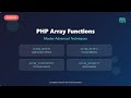 PHP Array Functions: Advanced Techniques for Data Manipulation