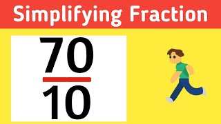 Simplify the fraction 70/10 (simplified form)