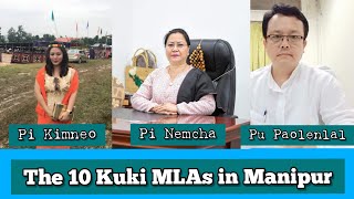 The Kuki MLAs in Manipur