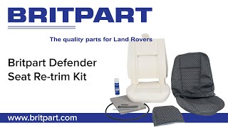 Britpart Defender Seat Re-Trim Kit Instructions