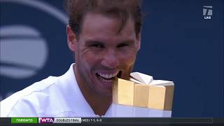 Tennis Channel Live: Rafael Nadal Defends Rogers Cup Crown