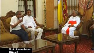 UNP MP's meet the Archbishop of Colombo regarding political chaos