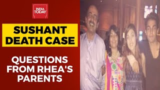Sushant Singh Rajput's Death Case: Questions Being Asked By CBI To Rhea Chakraborty's Parents