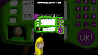 Banana Cat in School Exam (E5) #bananacat #elgato #baldi