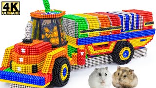 ASMR - How To Build Pumpkin Truck from Magnetic Balls | Magnet Satisfying Videos