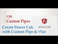 Angular 9 Tutorial - 19 - Custom Pipes in Angular | How to create custom pipes in angular