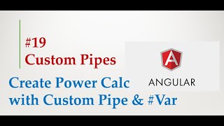 Angular 9 Tutorial - 19 - Custom Pipes in Angular | How to create custom pipes in angular