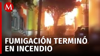 Se incendia Museo de Arte de Mazatlán tras accidente en trabajos de fumigación