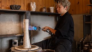 From Earth to Art: How this Young Japanese Artist Creates Stunning Pottery from Raw Soil!