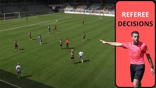 Referee decisions: U-19 (4)