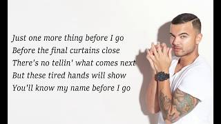 Guy Sebastian - Before I Go (Lyrics)