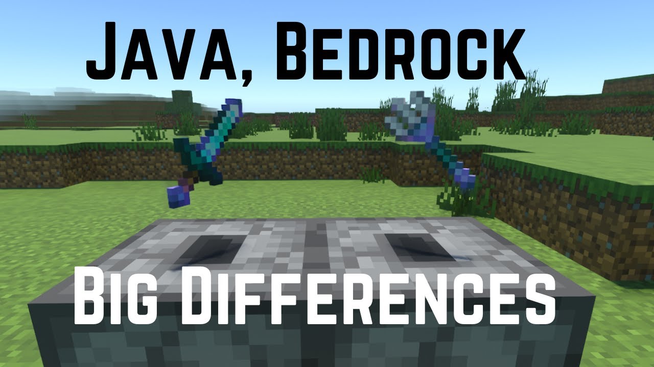 Big Differences Between Java And Bedrock Minecraft! - YouTube