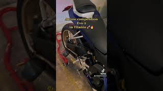 Yamaha R6 nuovo scarico completo!!!