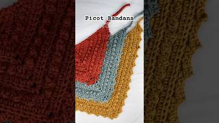 Picot Bandana 👉 free crochet pattern + video tutorial 😍