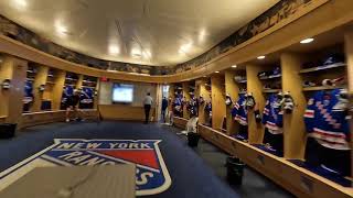 New York Rangers Drone NHL Locker Room Tour