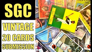 Grading Vintage Baseball Cards with SGC!