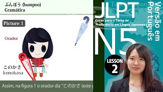 Curso JLPT N5: Lição 2-2 Gramática ”この／その／あの”【日本語 能力 試験 N5】