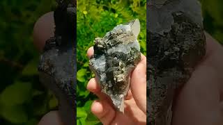 Crystals Show and Tell - Marcasite on Sphalerite and Quartz #minerals #gems #mining