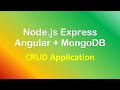 Angular 8 + Node.js Express + MongoDB example: fullstack CRUD App