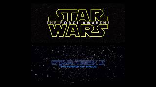Comparison Video - Star Trek/Star Wars: The Force Awakens [Trailer Mashup]