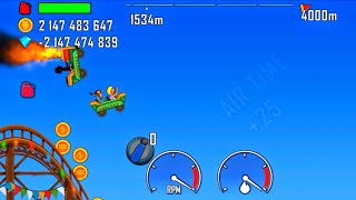 hill climb racing - kiddie express on roller coaster 🎢 | android iOS gameplay #552 Mrmai Gaming