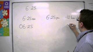 GCSE Maths from Scratch 6.02 Converting between 12-Hour and 24-Hour Clock