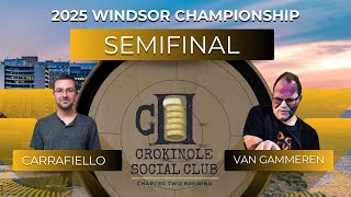 Windsor Crokinole Championship Semifinal Carrafiello VS Van Gammeren