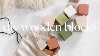 DIY Wooden Blocks Gift Set