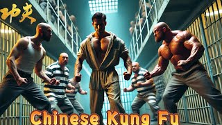 男囚犯竟是功夫高手，3大惡霸聯手也打不過他  ⚔️  Kung Fu | 功夫 | 動作片 | 城寨英雄 | 陳展鵬 | 胡定欣 | 袁偉豪 | 李小龍