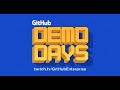 Demo Days - Creating a GitHub app