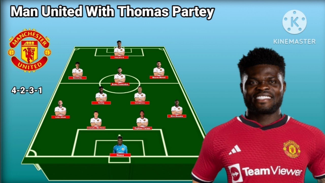 Manchester United Potential Line Up With Thomas Partey Next Seasons ...