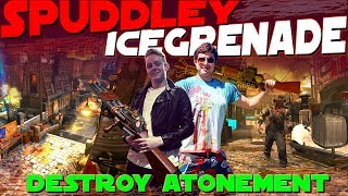 SPUDDLEY AND ICEGRENADE ATONEMENT EASTER EGG RUN CALL OF DUTY CUSTOM ZOMBIES
