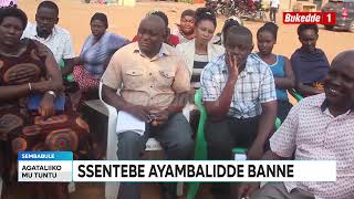 Ttuntu: Ssentebe ayambalidde banne ng'abalumirizza obukuusa ku by'okugoba abasuubuzi.