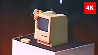 [4K] Young Steve Jobs introduces the Macintosh, 1984