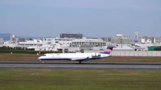 Spotting at Itami Airport:JA05RJ Ibex Airlines CRJ-700ER