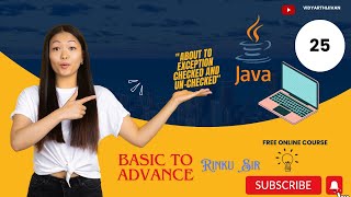 "Understanding Checked and Unchecked Exceptions in Java: A Complete Guide"