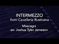 Intermezzo from Cavalleria Rusticana - Brass Band (Mascagni arr. Joshua Tyler Jameson)