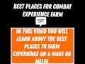 Best places to farm combat experience in coa