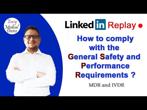 How can you comply with the GSPR? EU MDR and IVDR – Monir El Azzouzi