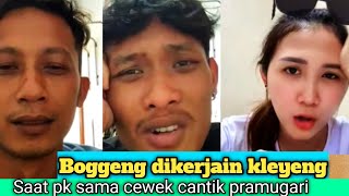 KOCAK...boggeng dikerjain kleyeng saat pk sama mbak pramugari