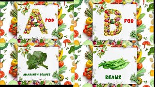 A-Z Vegetable Alphabet: Exploring the world of Vegetables with letter A