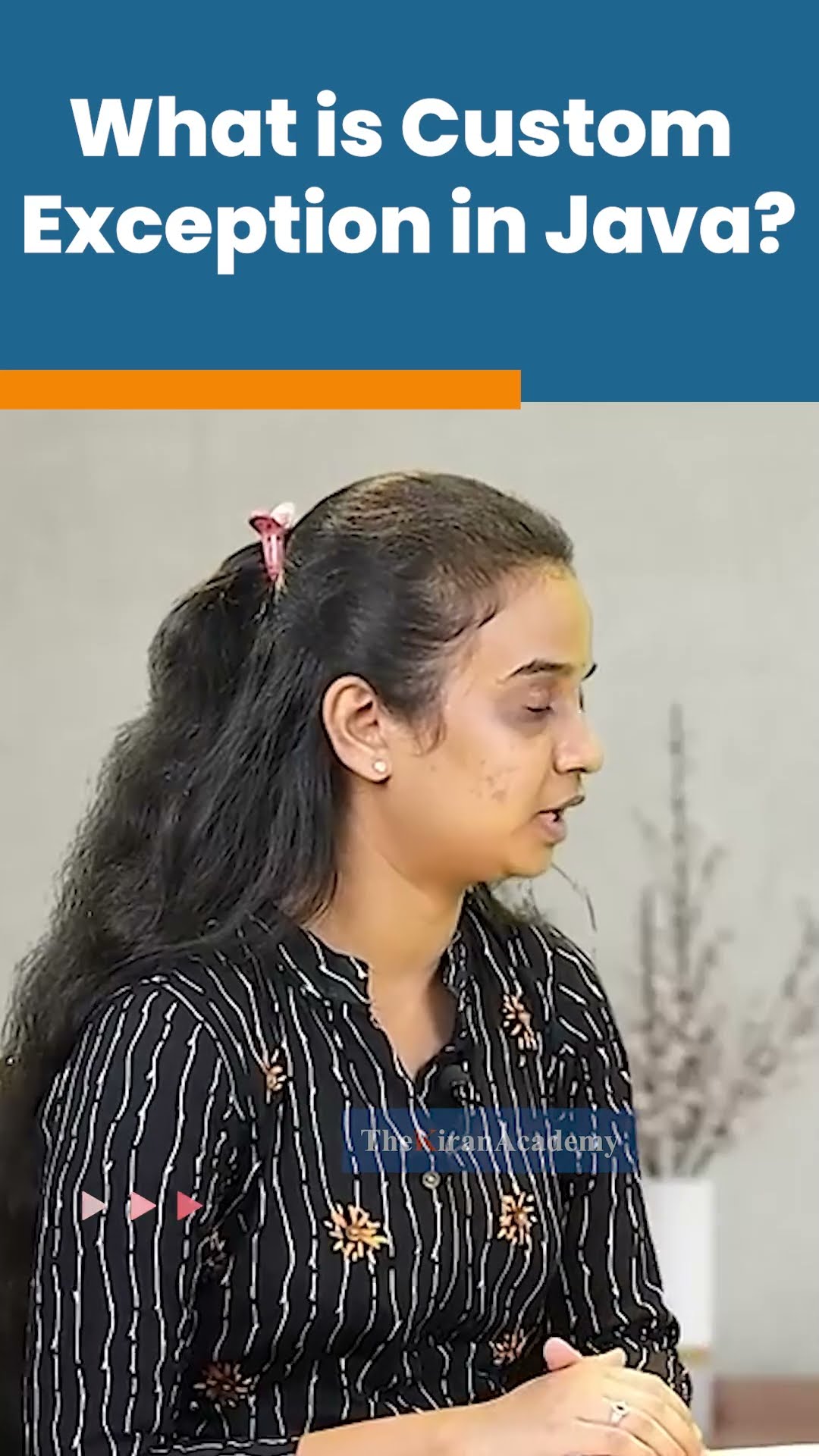 Java Interview Question Custom Exception In Java Shorts Kiransir Java Interview Question Custom Exception In Java Shorts Kiransir