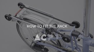 How to fit the rear rack A and C Line