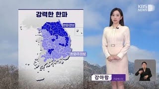 [날씨]뉴스라인W 강아랑기상캐스터 250109