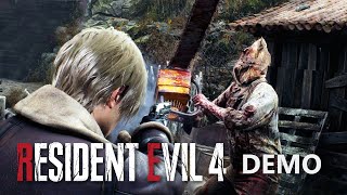 RESIDENT EVIL 4 REMAKE - Jogando a Demo!