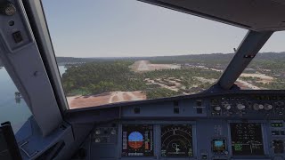 Flores MGMM Landing | Fenix A320 | MSFS2024