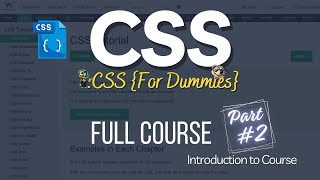 CSS Full Course 02 - Introduction to CSS Course | CSS for Absolute Beginners Full Course
