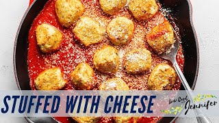 Chicken Parmesan Meatballs - Keto Dinner